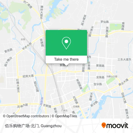 佰乐购物广场-北门 map