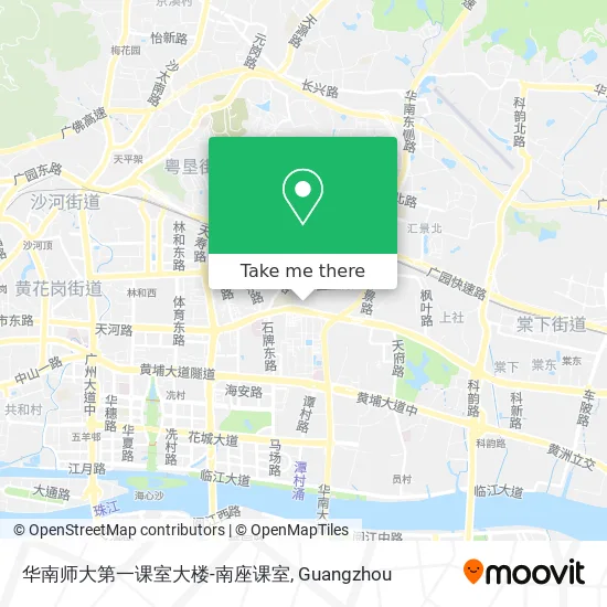 华南师大第一课室大楼-南座课室 map