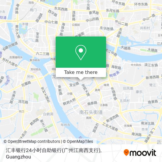 汇丰银行24小时自助银行(广州江南西支行) map
