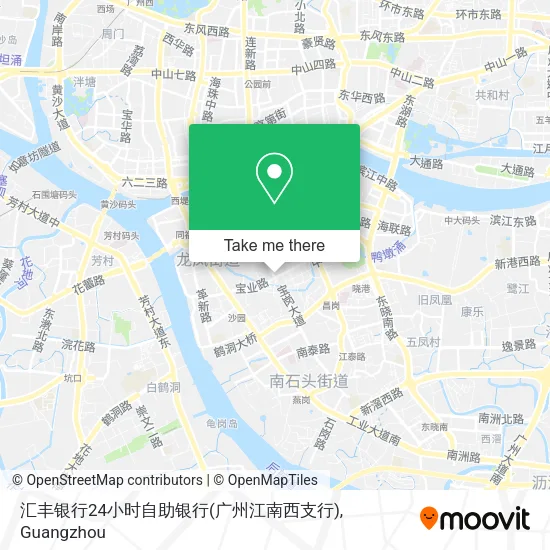 汇丰银行24小时自助银行(广州江南西支行) map