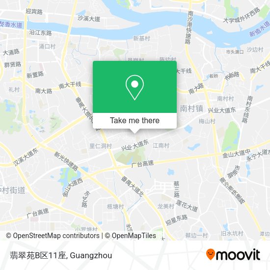 翡翠苑B区11座 map
