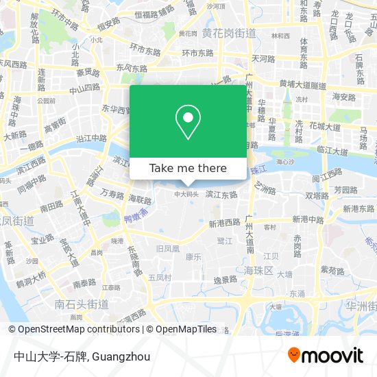 中山大学-石牌 map
