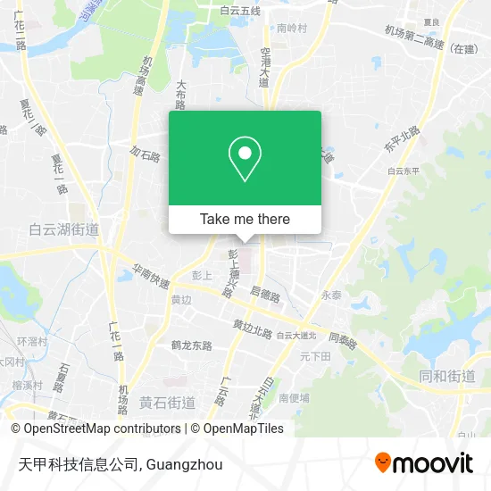 天甲科技信息公司 map