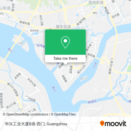 华兴工业大厦B座-西门 map