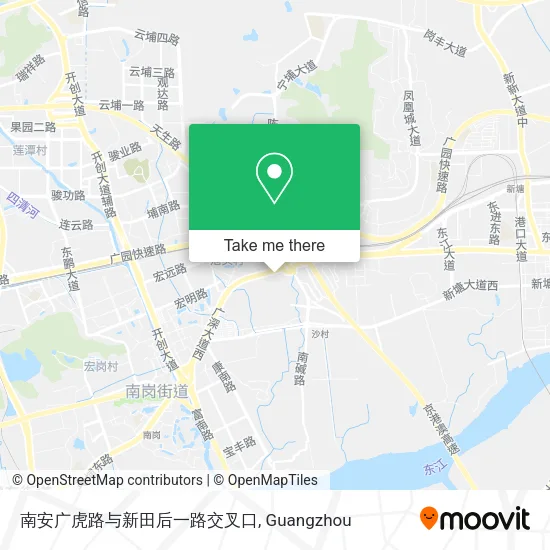 南安广虎路与新田后一路交叉口 map