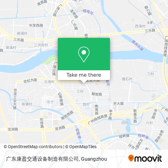广东康盈交通设备制造有限公司 map