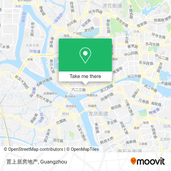 置上居房地产 map