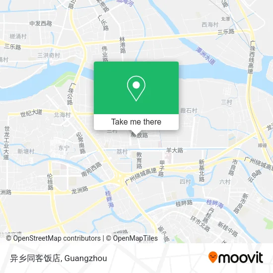 异乡同客饭店 map