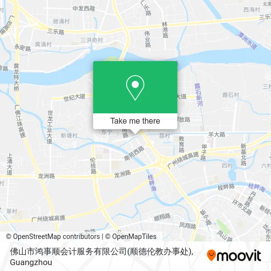佛山市鸿事顺会计服务有限公司(顺德伦教办事处) map