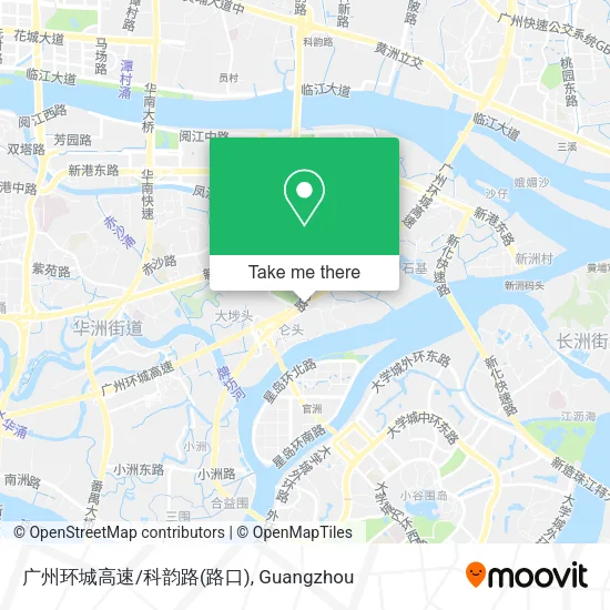 广州环城高速/科韵路(路口) map