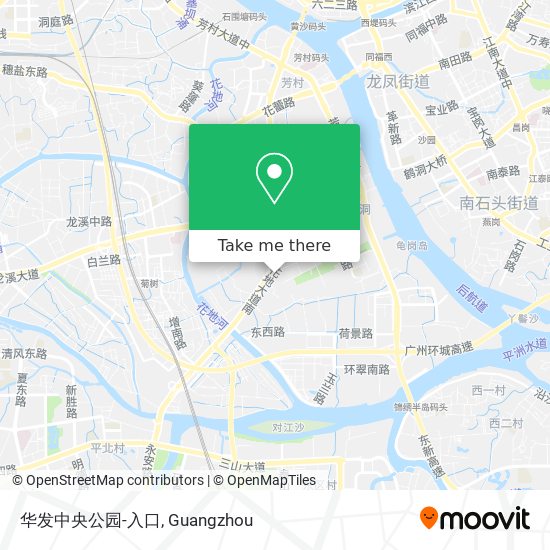 华发中央公园-入口 map