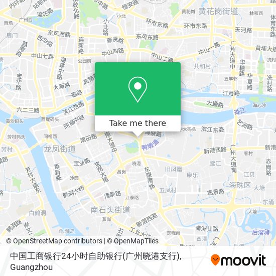 中国工商银行24小时自助银行(广州晓港支行) map