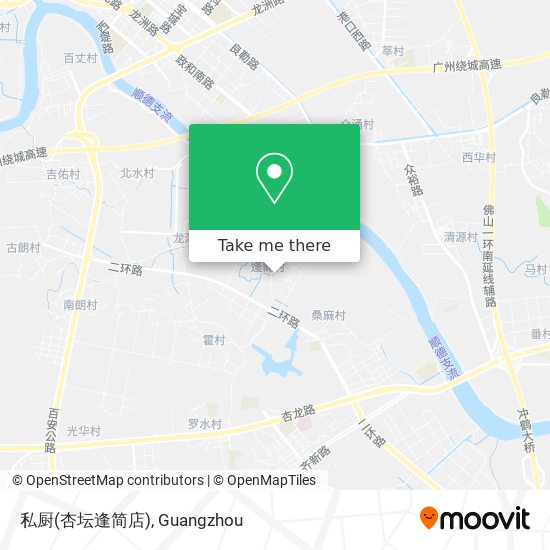 私厨(杏坛逢简店) map