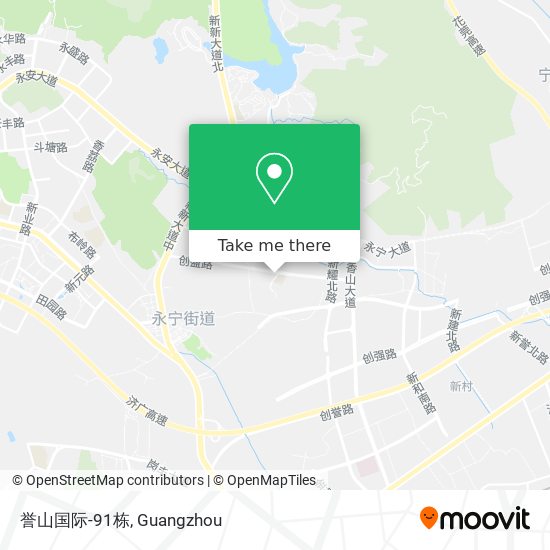 誉山国际-91栋 map