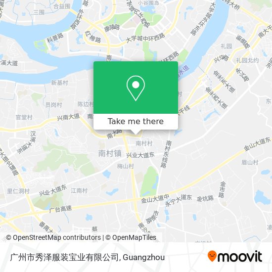 广州市秀泽服装宝业有限公司 map