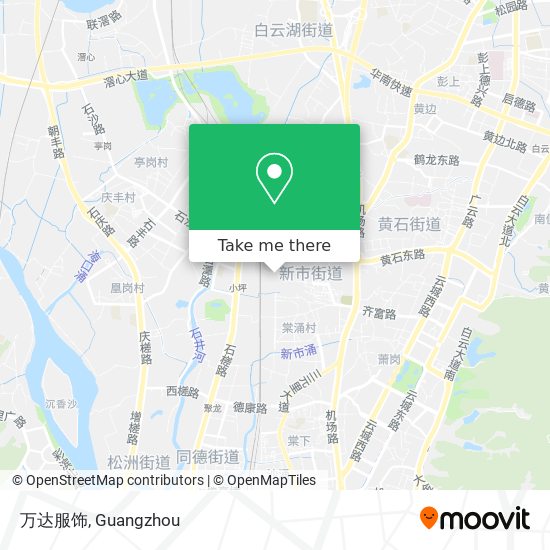 万达服饰 map