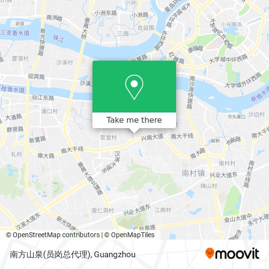南方山泉(员岗总代理) map