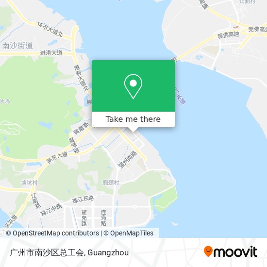 广州市南沙区总工会 map