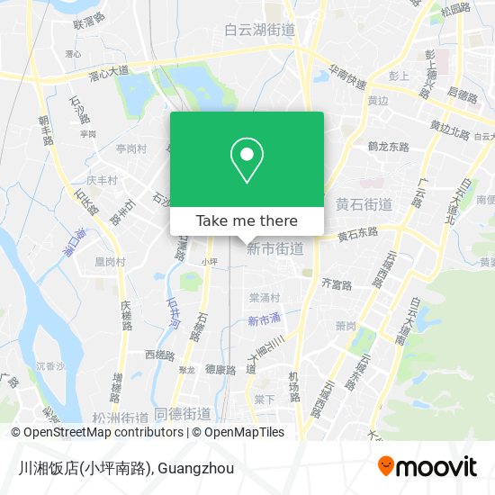 川湘饭店(小坪南路) map