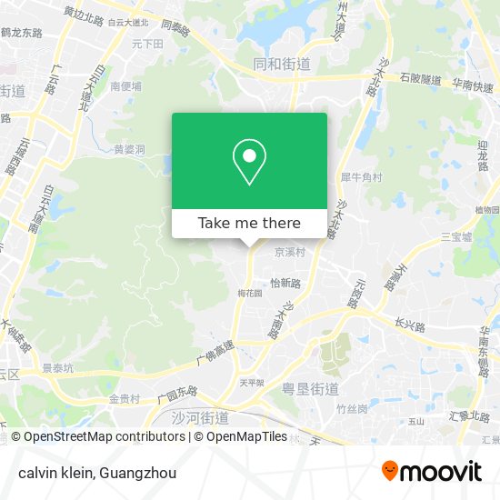 calvin  klein map