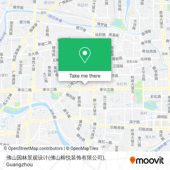 佛山园林景观设计(佛山榕悦装饰有限公司) map