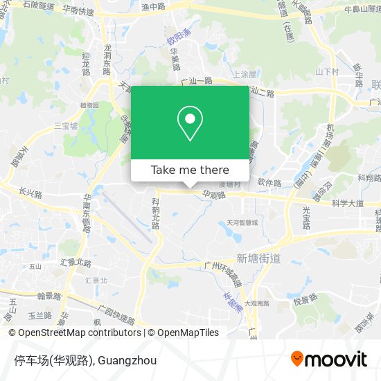 停车场(华观路) map