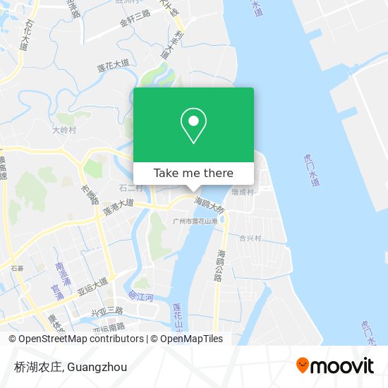 桥湖农庄 map