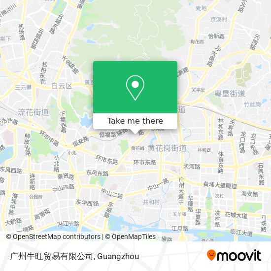 广州牛旺贸易有限公司 map