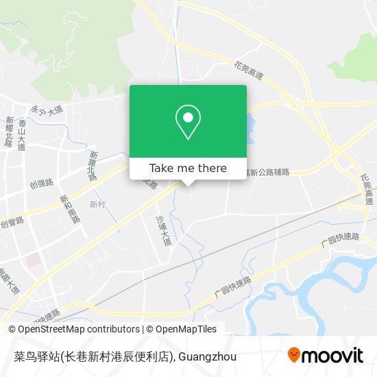 菜鸟驿站(长巷新村港辰便利店) map