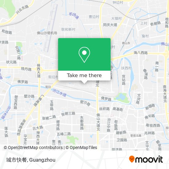 城市快餐 map