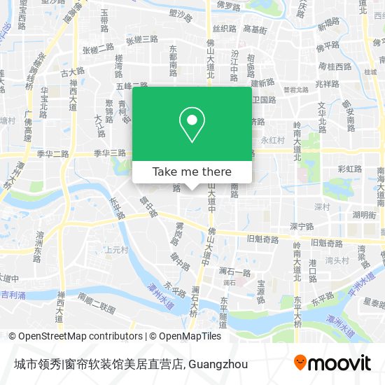 城市领秀|窗帘软装馆美居直营店 map