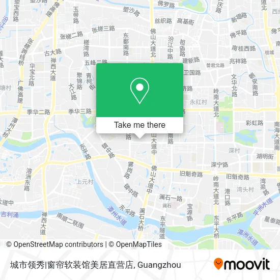 城市领秀|窗帘软装馆美居直营店 map