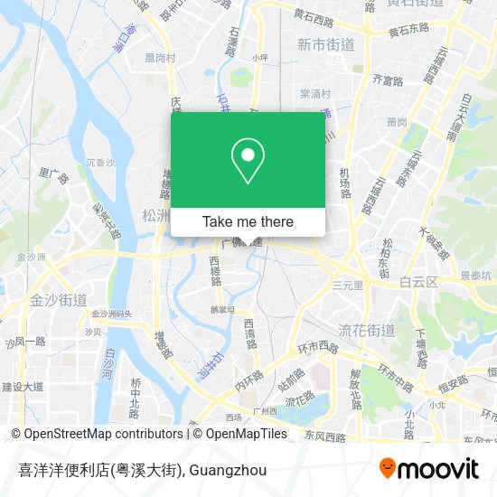 喜洋洋便利店(粤溪大街) map