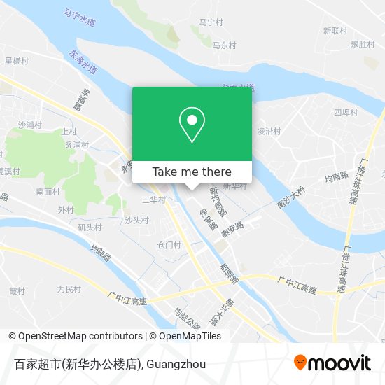 百家超市(新华办公楼店) map
