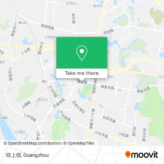 煌上煌 map