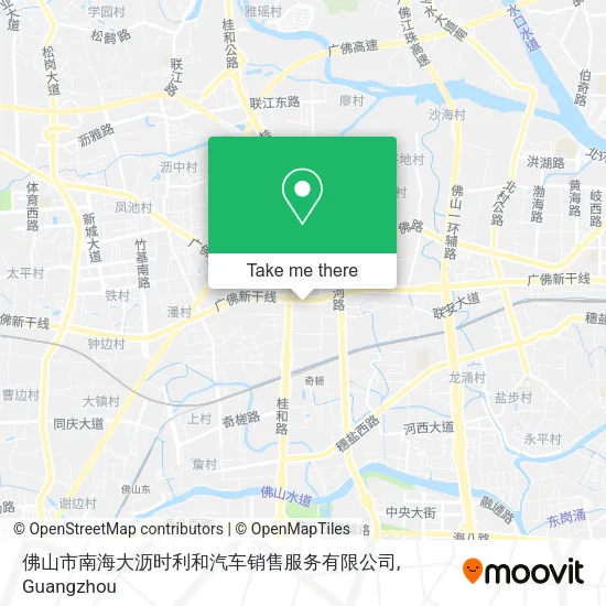 佛山市南海大沥时利和汽车销售服务有限公司 map