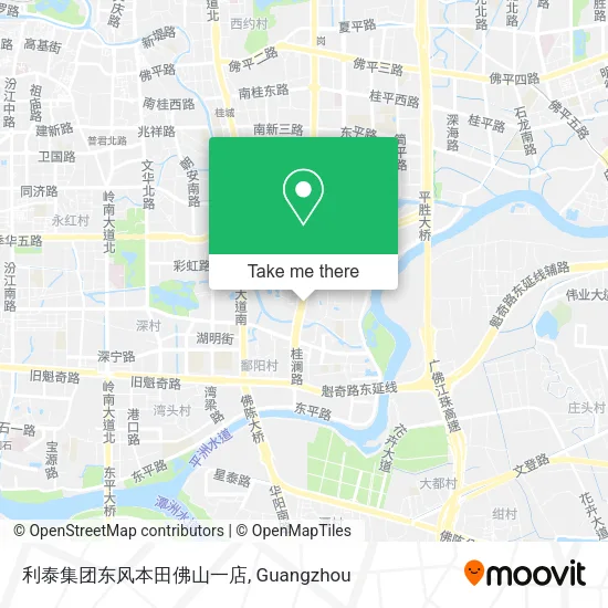 利泰集团东风本田佛山一店 map