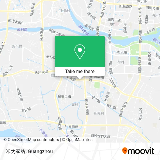 米为家纺 map