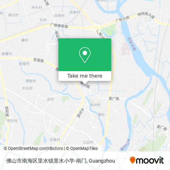 佛山市南海区里水镇里水小学-南门 map