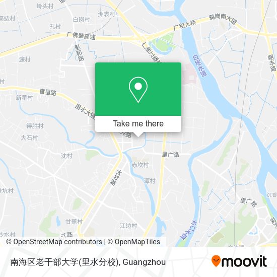 南海区老干部大学(里水分校) map