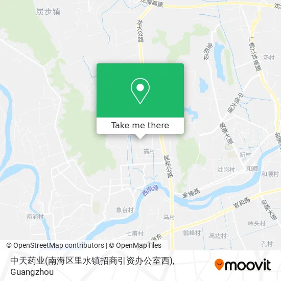 中天药业(南海区里水镇招商引资办公室西) map