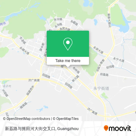 新荔路与摇田河大街交叉口 map