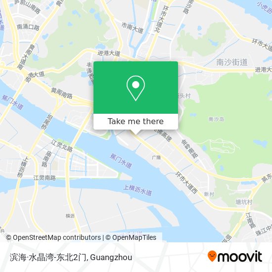 滨海·水晶湾-东北2门 map