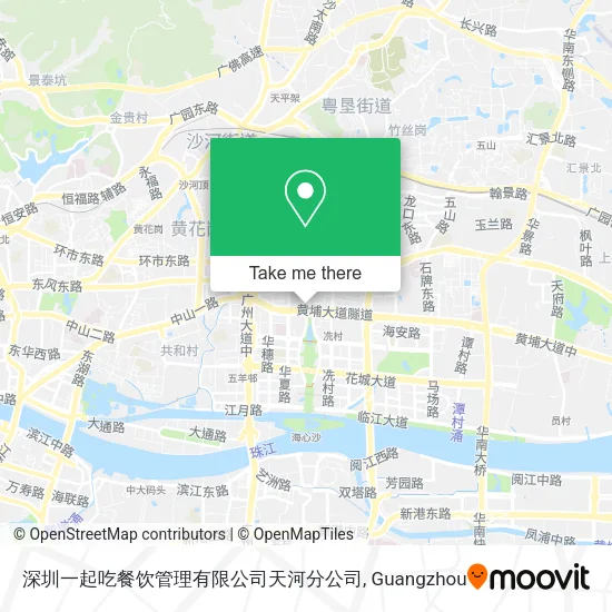 深圳一起吃餐饮管理有限公司天河分公司 map