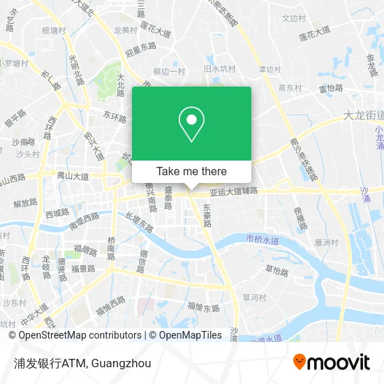 浦发银行ATM map