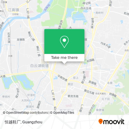 恒越鞋厂 map