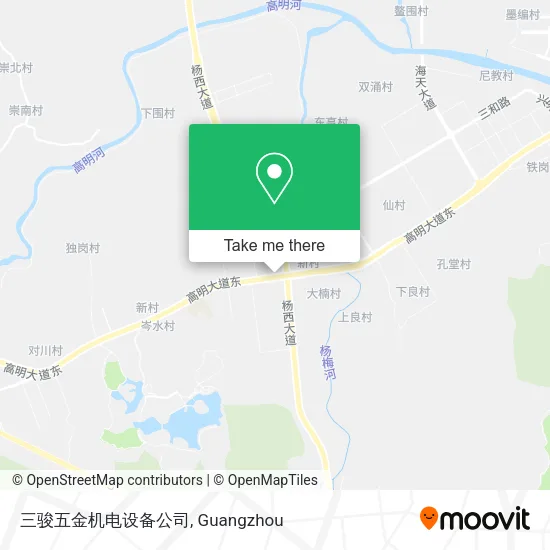 三骏五金机电设备公司 map