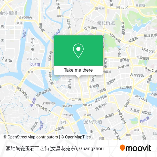 源胜陶瓷玉石工艺街(文昌花苑东) map