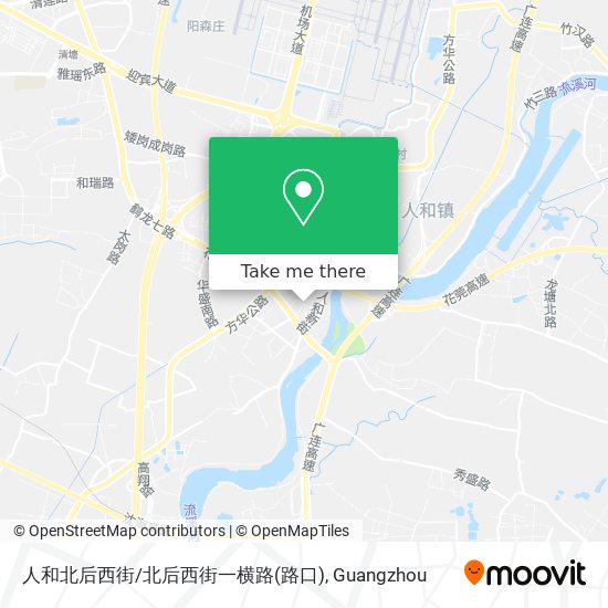 人和北后西街/北后西街一横路(路口) map