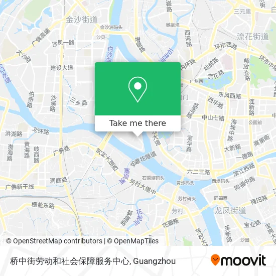 桥中街劳动和社会保障服务中心 map